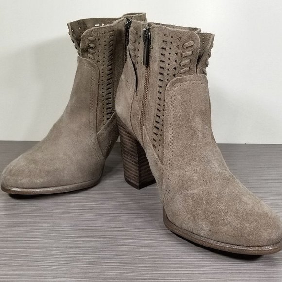 Vince Camuto Fenyia Bootie, Beige Suede, Womens Various Sizes - Picture 4 of 9